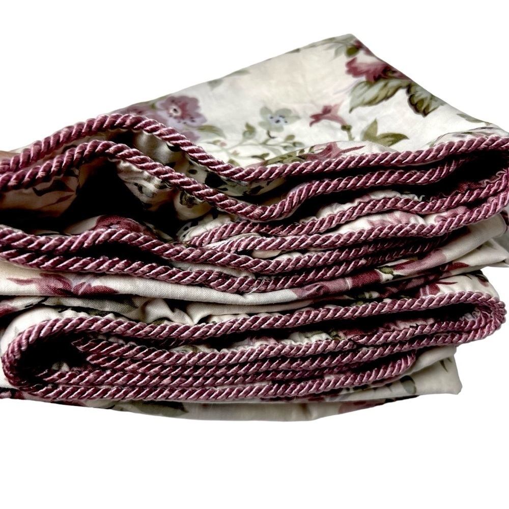 2 Waverly Rose Standard Pillow Shams Floral Gingham Norfolk Sonata Cottagecore - Picture 9 of 10